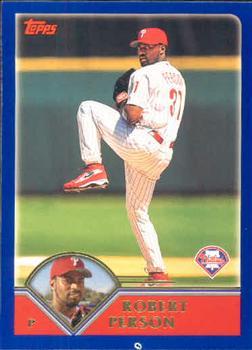 #242 Robert Person - Philadelphia Phillies - 2003 Topps Baseball