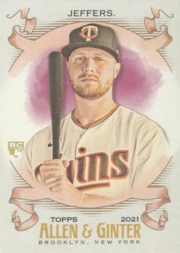 #242 Ryan Jeffers - Minnesota Twins - 2021 Topps Allen & Ginter Baseball