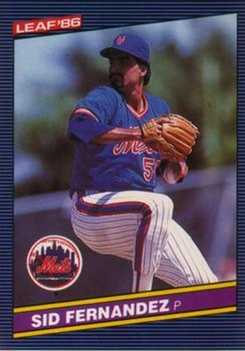 #242 Sid Fernandez - New York Mets - 1986 Leaf Baseball