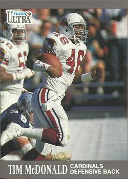#242 Tim McDonald - Phoenix Cardinals - 1991 Ultra Football