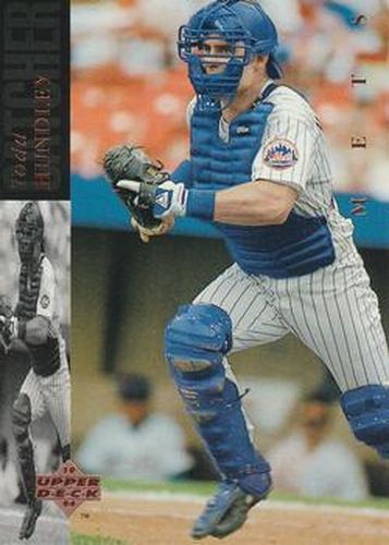 #242 Todd Hundley - New York Mets - 1994 Upper Deck Baseball