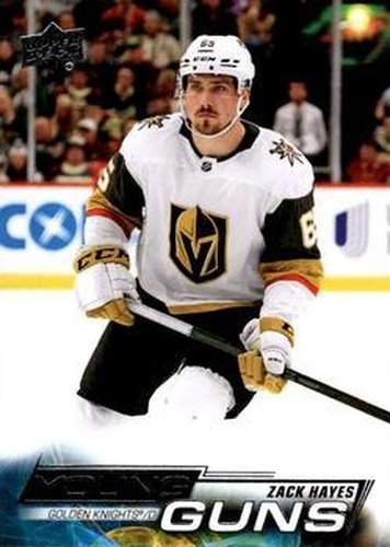 #242 Zack Hayes - Vegas Golden Knights - 2022-23 Upper Deck Hockey