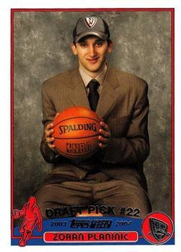 #242 Zoran Planinic - New Jersey Nets - 2003-04 Topps Basketball