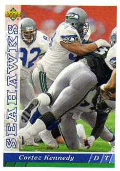 #242 Cortez Kennedy - Seattle Seahawks - 1993 Upper Deck Football