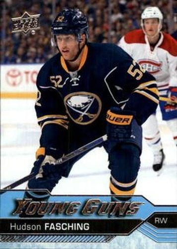 #242 Hudson Fasching - Buffalo Sabres - 2016-17 Upper Deck Hockey