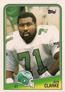 #242 Ken Clarke - Philadelphia Eagles - 1988 Topps Football