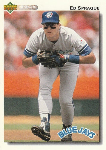 #242 Ed Sprague - Toronto Blue Jays - 1992 Upper Deck Baseball
