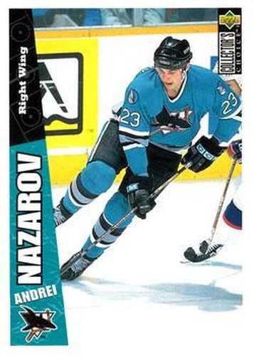 #242 Andrei Nazarov - San Jose Sharks - 1996-97 Collector's Choice Hockey