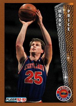 #242 Mark Price - Cleveland Cavaliers - 1992-93 Fleer Basketball