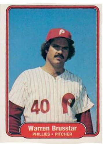 #242 Warren Brusstar - Philadelphia Phillies - 1982 Fleer Baseball