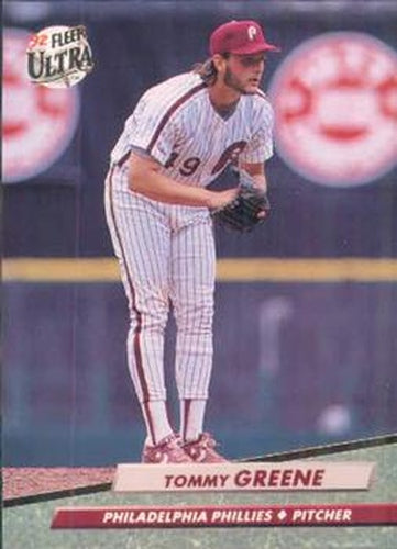 #242 Tommy Greene - Philadelphia Phillies - 1992 Ultra Baseball