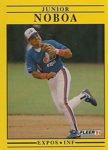 #242 Junior Noboa - Montreal Expos - 1991 Fleer Baseball