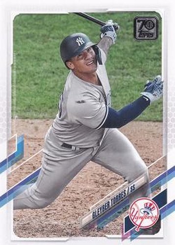 #242 Gleyber Torres - New York Yankees - 2021 Topps Baseball