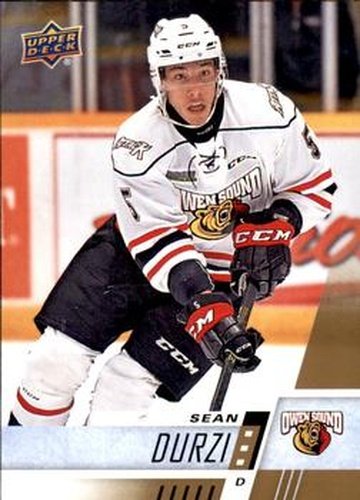 #243 Sean Durzi - Owen Sound Attack - 2017-18 Upper Deck CHL Hockey