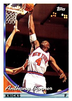 #243 Anthony Bonner - New York Knicks - 1993-94 Topps Basketball