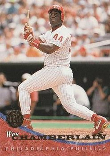 #243 Wes Chamberlain - Philadelphia Phillies - 1994 Leaf Baseball