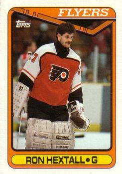 #243 Ron Hextall - Philadelphia Flyers - 1990-91 Topps Hockey