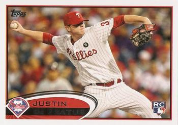 #243 Justin De Fratus - Philadelphia Phillies - 2012 Topps Baseball