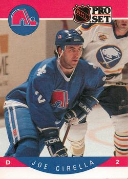 #243 Joe Cirella - Quebec Nordiques - 1990-91 Pro Set Hockey