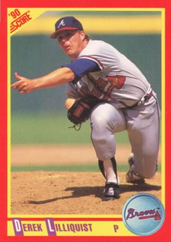 #243 Derek Lilliquist - Atlanta Braves - 1990 Score Baseball