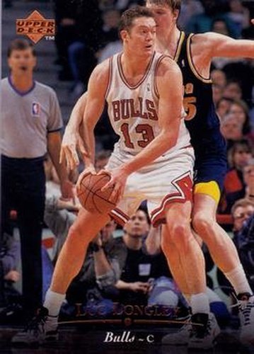 #243 Luc Longley - Chicago Bulls - 1995-96 Upper Deck Basketball