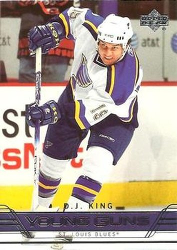#243 D.J. King - St. Louis Blues - 2006-07 Upper Deck Hockey