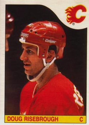 #243 Doug Risebrough - Calgary Flames - 1985-86 O-Pee-Chee Hockey