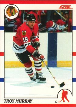 #243 Troy Murray - Chicago Blackhawks - 1990-91 Score Canadian Hockey