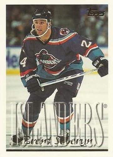 #243 Brent Severyn - New York Islanders - 1995-96 Topps Hockey