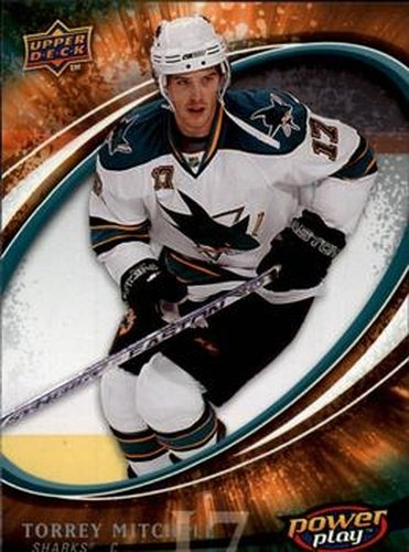 #243 Torrey Mitchell - San Jose Sharks - 2008-09 Upper Deck Power Play Box Set Hockey