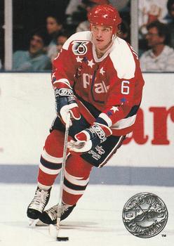 #243 Calle Johansson - Washington Capitals - 1991-92 Pro Set Platinum Hockey