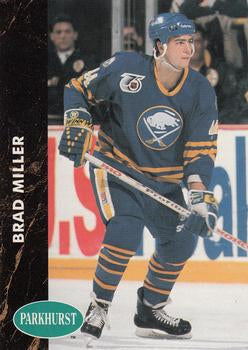 #243 Brad Miller - Buffalo Sabres - 1991-92 Parkhurst Hockey