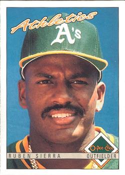 #243 Ruben Sierra - Oakland Athletics - 1993 O-Pee-Chee Baseball