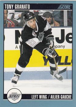 #243 Tony Granato - Los Angeles Kings - 1992-93 Score Canadian Hockey