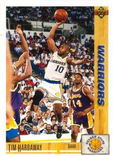 #243 Tim Hardaway - Golden State Warriors - 1991-92 Upper Deck Basketball