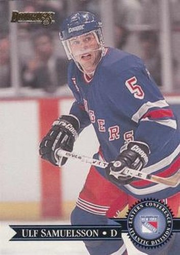 #243 Ulf Samuelsson - New York Rangers - 1995-96 Donruss Hockey