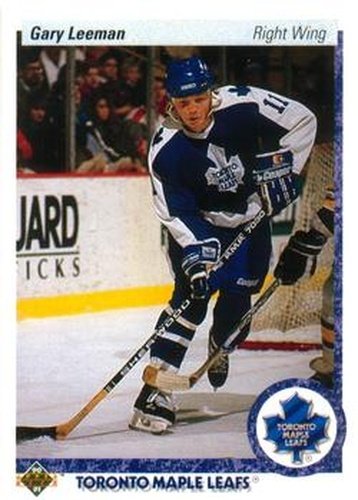 #243 Gary Leeman - Toronto Maple Leafs - 1990-91 Upper Deck Hockey