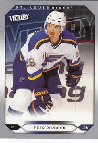 #243 Petr Cajanek - St. Louis Blues - 2005-06 Upper Deck Victory Hockey