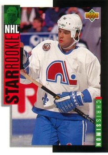 #243 Chris Simon - Quebec Nordiques - 1993-94 Upper Deck Hockey