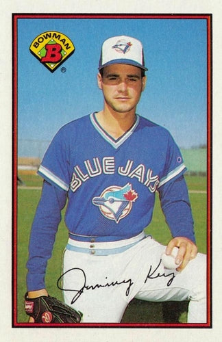 #243 Jimmy Key - Toronto Blue Jays - 1989 Bowman Baseball