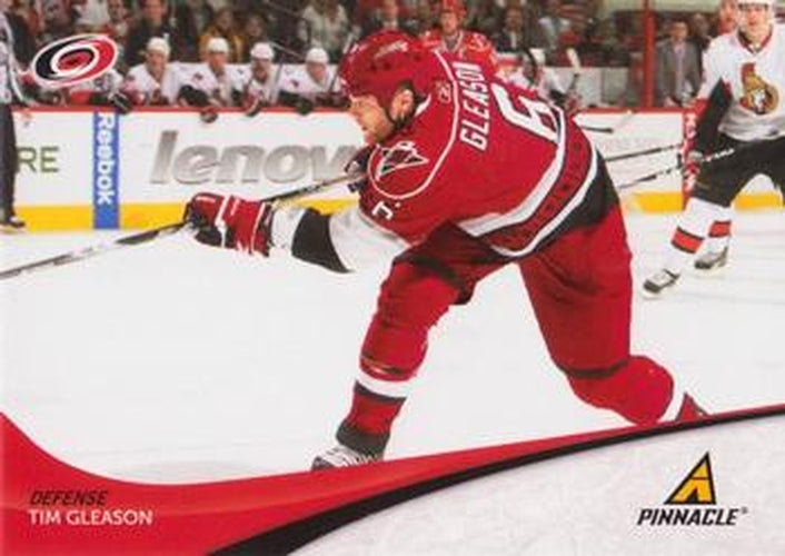 #243 Tim Gleason - Carolina Hurricanes - 2011-12 Panini Pinnacle Hockey