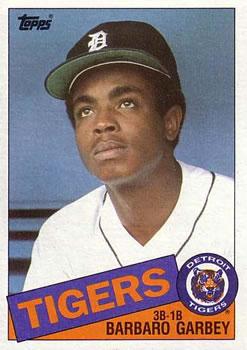 #243 Barbaro Garbey - Detroit Tigers - 1985 Topps Baseball