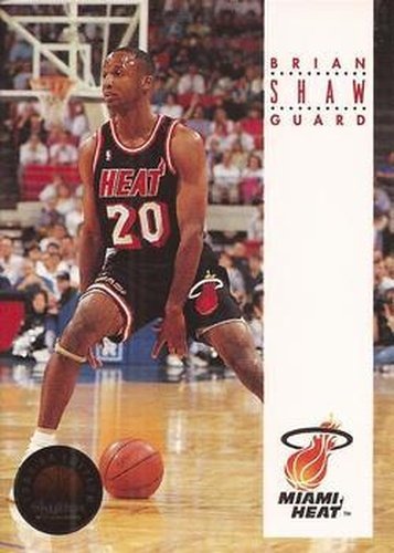 #243 Brian Shaw - Miami Heat - 1993-94 SkyBox Premium Basketball