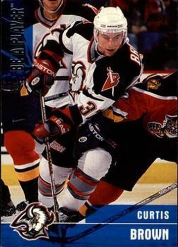 #243 Curtis Brown - Buffalo Sabres - 1999-00 Be a Player Memorabilia Hockey
