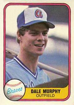 #243 Dale Murphy - Atlanta Braves - 1981 Fleer Baseball