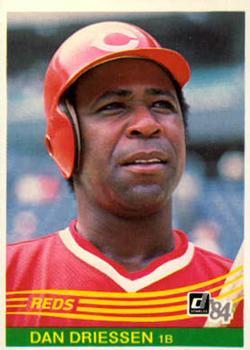 #243 Dan Driessen - Cincinnati Reds - 1984 Donruss Baseball