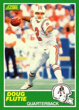 #243 Doug Flutie - New England Patriots - 1989 Score Football