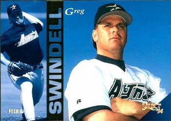#243 Greg Swindell - Houston Astros - 1994 Select Baseball