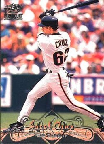 #243 Jacob Cruz - San Francisco Giants - 1998 Pacific Paramount Baseball
