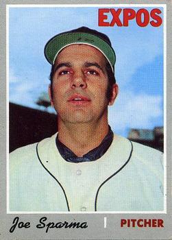 #243 Joe Sparma - Montreal Expos - 1970 Topps Baseball